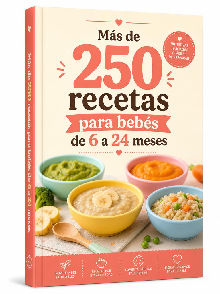 Más de 250 recetas para bebés de 6 a 24 meses