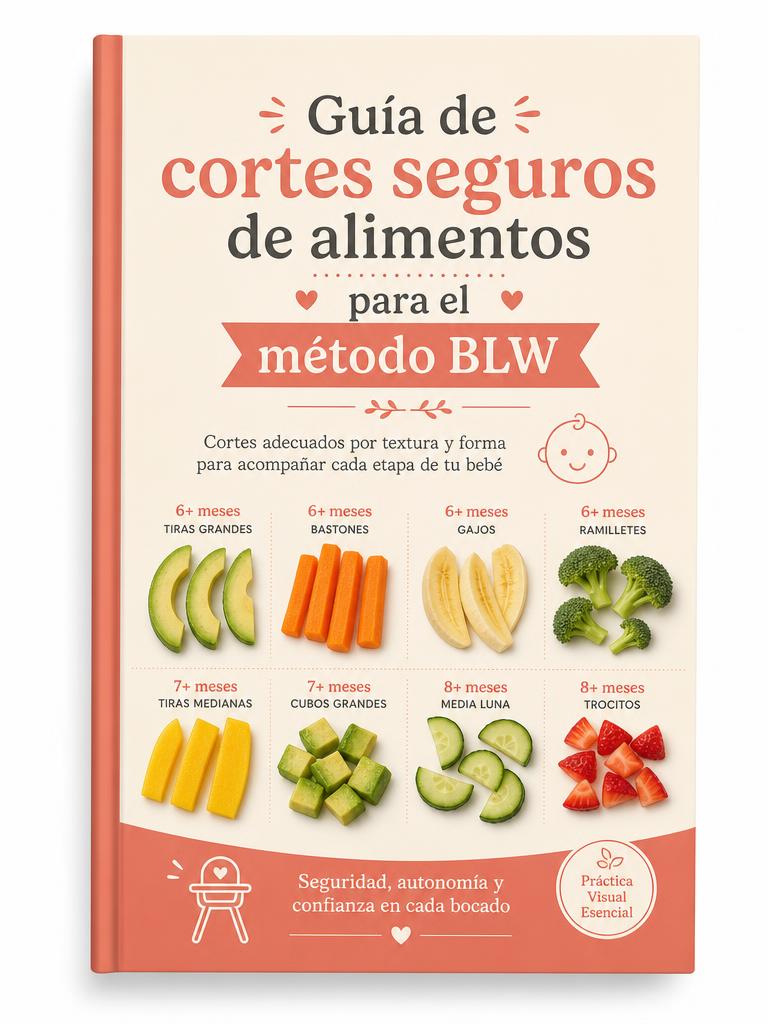 Guía de cortes seguros de alimentos para el método BLW