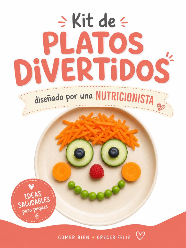 Kit de platos divertidos diseñado por una nutricionista